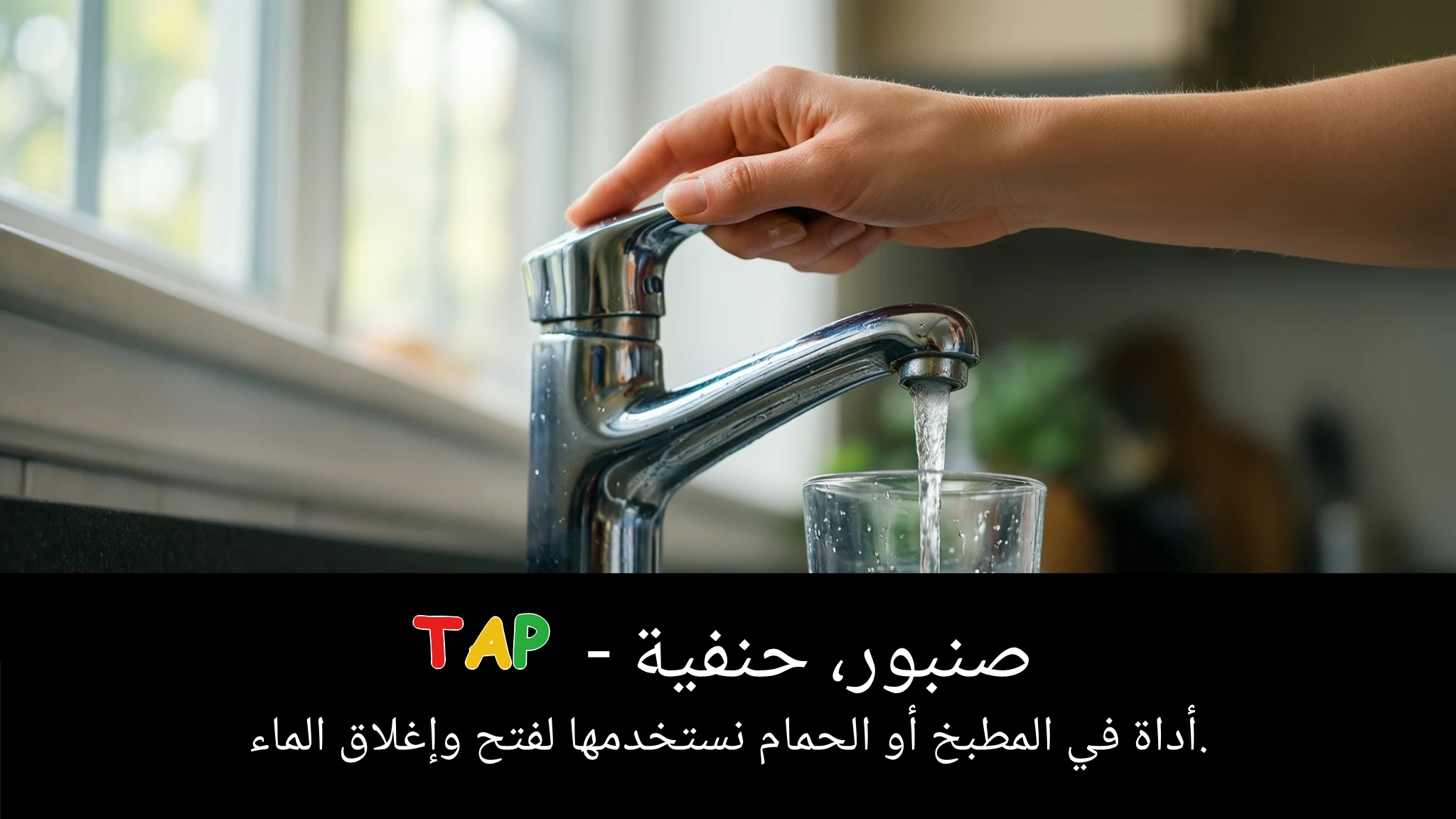 Arabic Illustration for tap